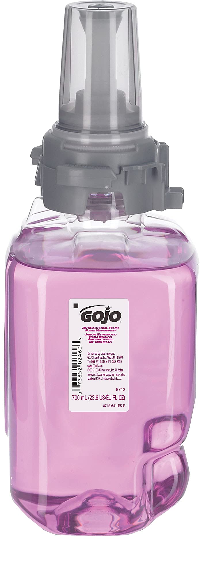 Amazon.com : GOJO 8712-04 Antibacterial Foam Handwash, Plum, 700